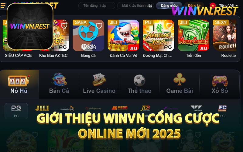 Giới thiệu WINVN cổng cược online mới 2025