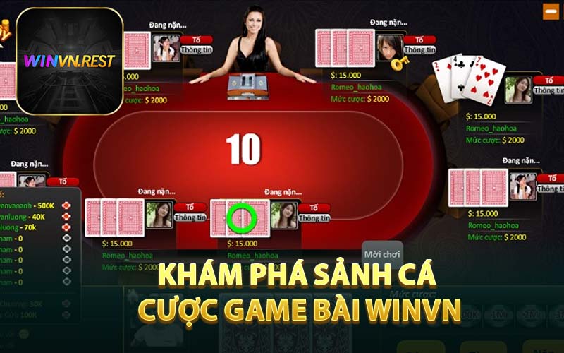 Khám phá sảnh cá cược game bài WINVN